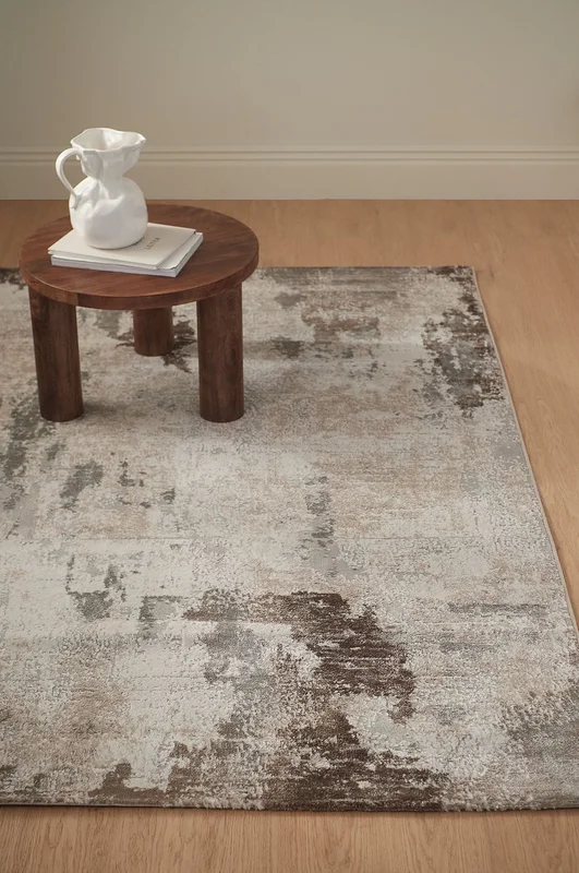 &Home - Teppe Pansy Blury - Beige - Glattvevde tepper - 200X290 - Fra Homeroom