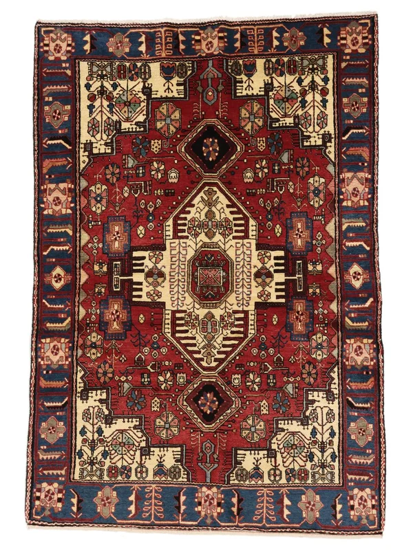 Medallion Small Nahavand Rug 132X199 Wool