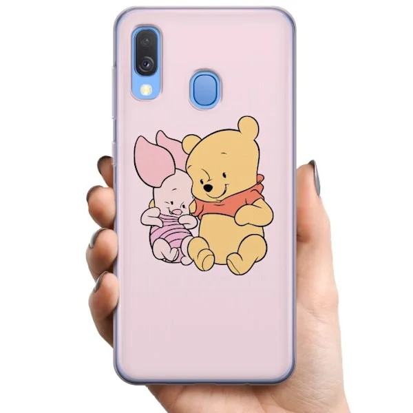 Kompatibelt Mobilskal till Samsung Galaxy A40 Nalle Puh