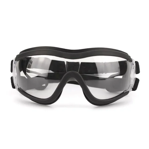 Dog Goggles for Medium Small Dogs Anti-UV Waterproof Dog Sunglasses Windproof Transparent Glasses Adjustable Pet Eyewear