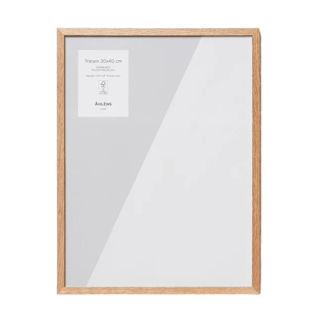 Åhléns Home Ram i ekträ 30x40 cm Ramar & posterhängare NOZSIZE