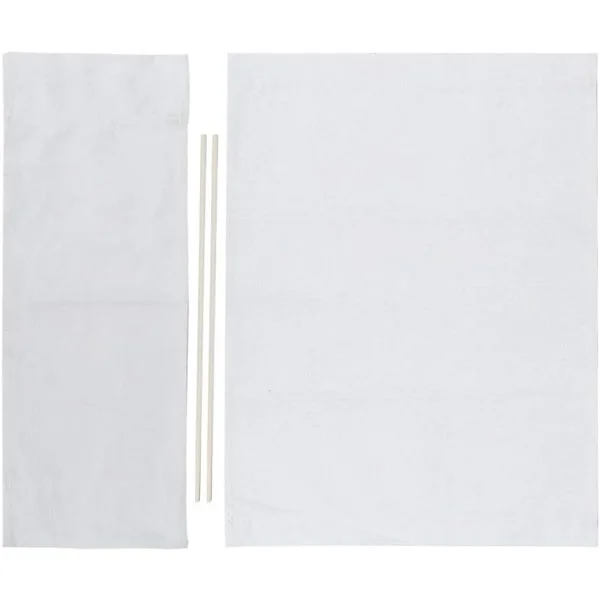 994338 Stol Canvas Överdrag, 1 Set Regissörsstol Canvas Ersättningssits Tyg Heminredning Möbeltillbehör Vit