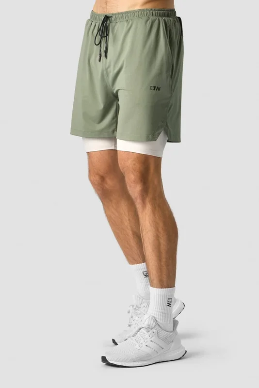 Stride 2-in-1 Shorts Sea Green