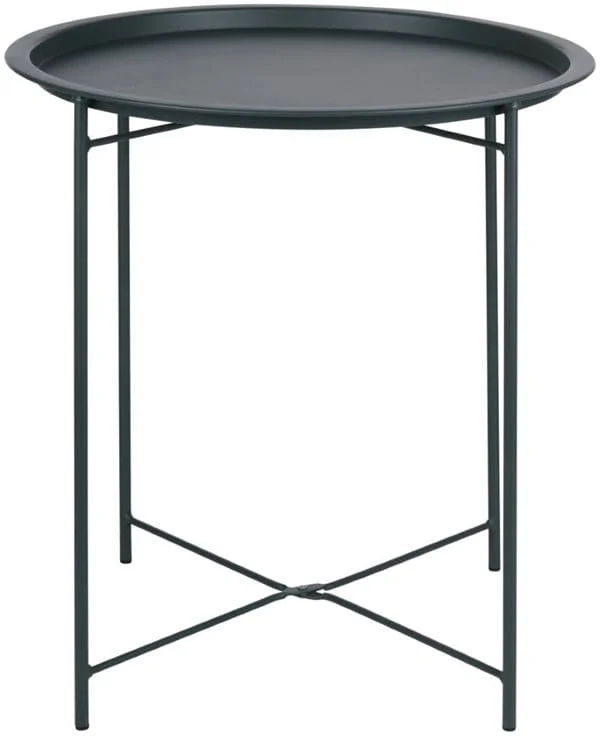 Rundt sidebord 46 cm svart / Articasa sidebord Ø46 x 50 cm / rundt sidebord