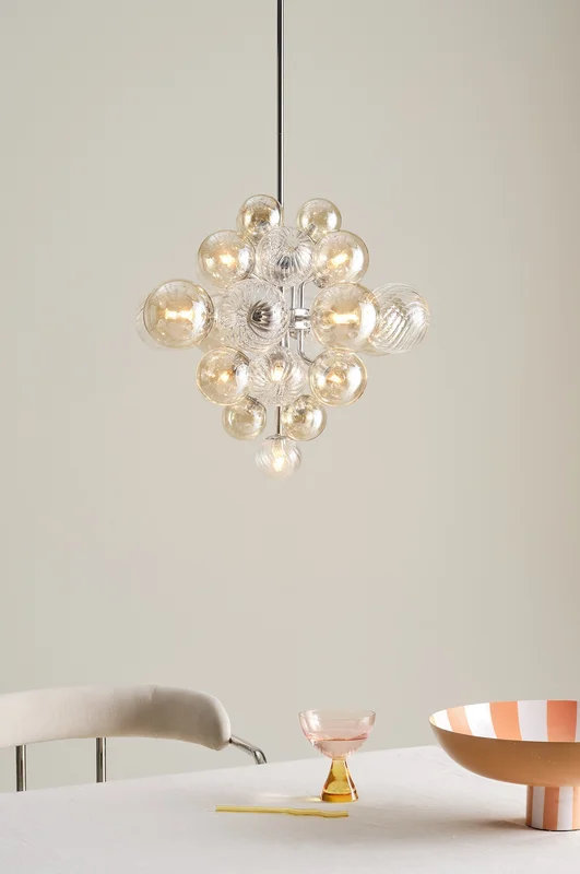 Jotex - ELECTRA (Field Unset) lampa wisząca Ø 52 cm Chrom - Kup Lampy sufitowe firmy Jotex