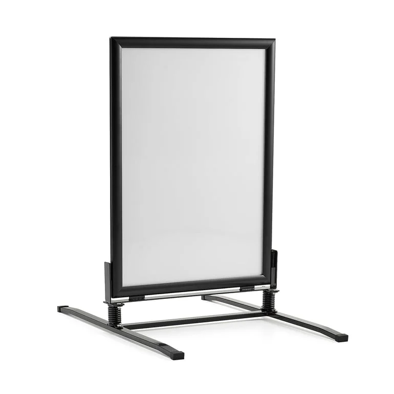 Gatebukk VIPP, H1210 mm, plakatstr. 700x1000 mm, svart