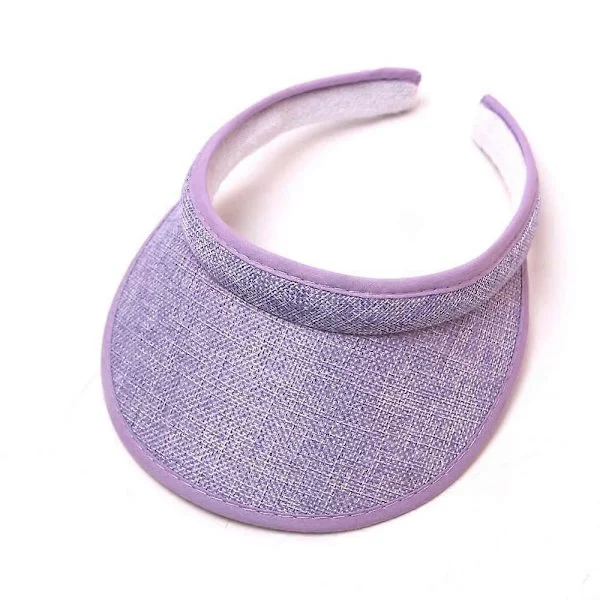 Clip On Visiiri Aurinkohattu Aikuisten Leveälierinen Clip On Lippalakki Visiiri Naisille Violetti
