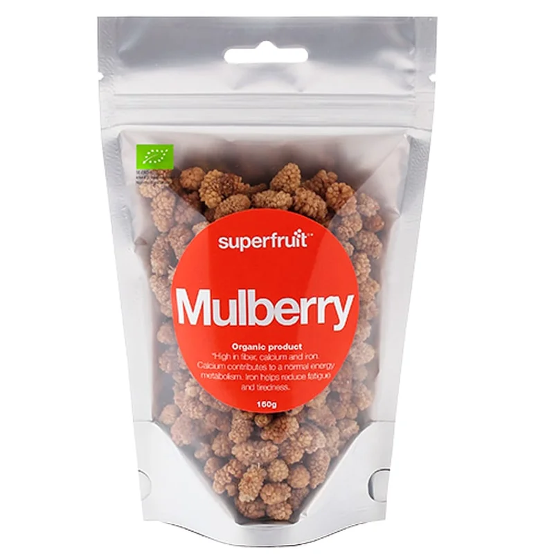Spar 25% • Køb 2, Superfruit Morbær Ø 160 g, Helse & Madvarer, Gryn, Flager & Drys, Drys