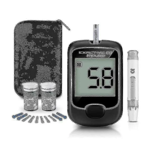 2023 Nyt Blodsukkerapparat Blodglukosemåler Diabetes Testsæt Med Teststrimler 50 Stk. Blodglukosemåler Diabetes Blodsukkertest