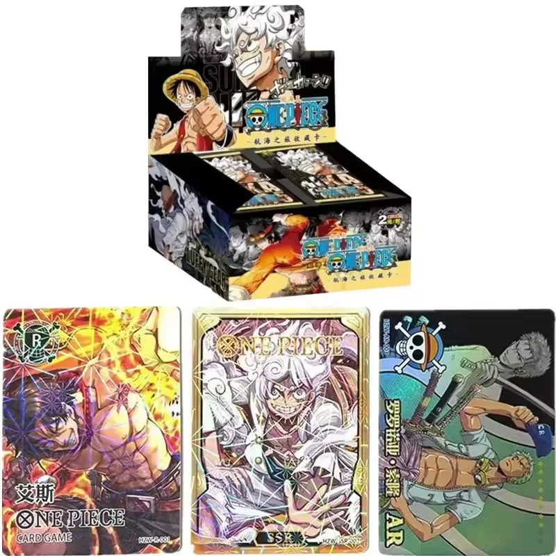 AliExpress - One Piece Anime Sammelkarten Booster Box Kollektion Mehrere Serien Luffy Zoro Seltene Folien-Hologramm-Karten, TCG CCG Sammlerstücke