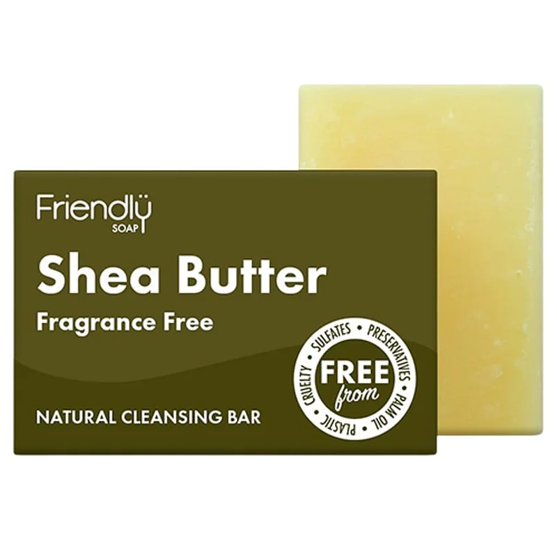 Friendly Sheasmør Ansigtssæbe 95 g, Hudpleje, Renseprodukter, Rens & Vask