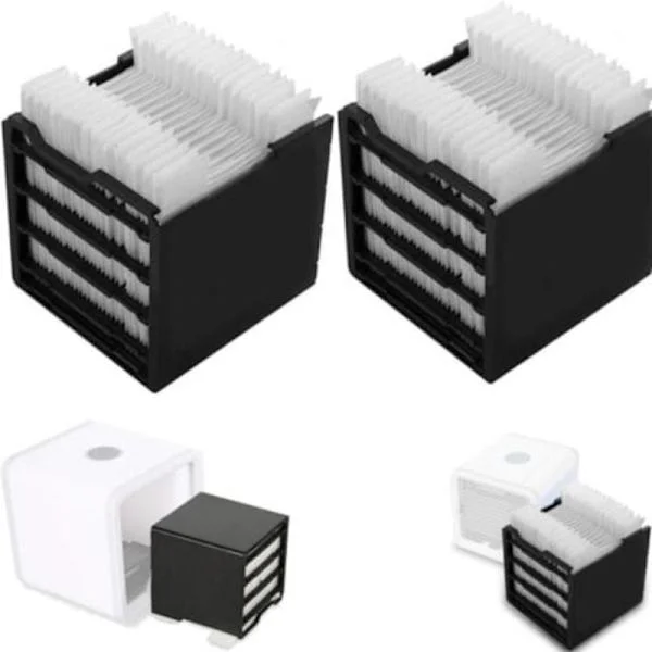 2 Ersättningsfilter, Kompatibla ersättningsfilter för Arctic Air Personal Air Cooler, Specialersättningsfilter kompatibla med Arctic Air USB A