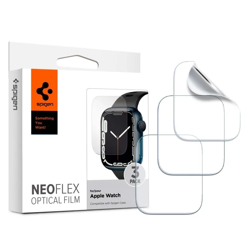 Spigen Neo Flex suojakalvo Apple Watch 4/5/6/7/8/SE (40/41mm) - 3 kpl.