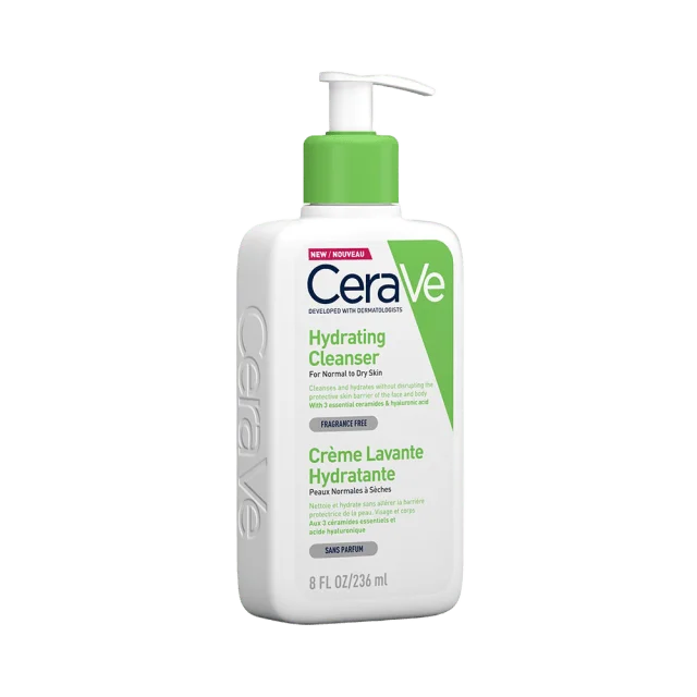 CeraVe Hydrating Cleanser ansiktsrengöring Bad & dusch Dam 236 ML