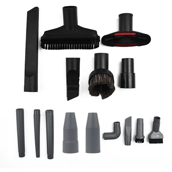15 delar / set dammsugartillbehör sugmunstycke platt munstycksborstar 32 MM / 35 MM dammsugartillbehör rengöringsset