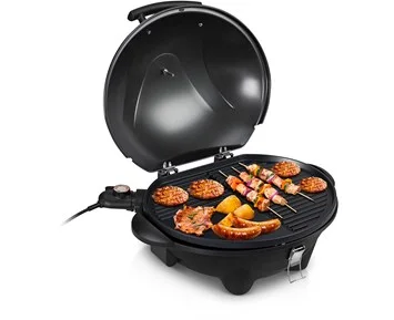 Austin and Barbeque AABQ Electric Table Grill - Praktisk elgrill med avtagbart lock samt termostat