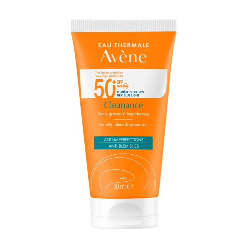 Avene Sun Cleanance SPF50+ solkrem til ansikt 50 ml