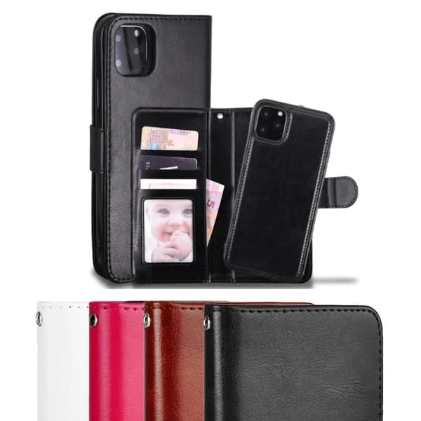 iPhone 11 - Etui / Magnetisk Cover 2 i 1 - Brun Brun Brun