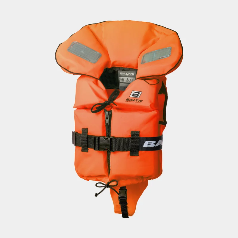 Redningsvest til børn & baby Baltic Split Front 100N, orange, 15 - 30 kg (børn)