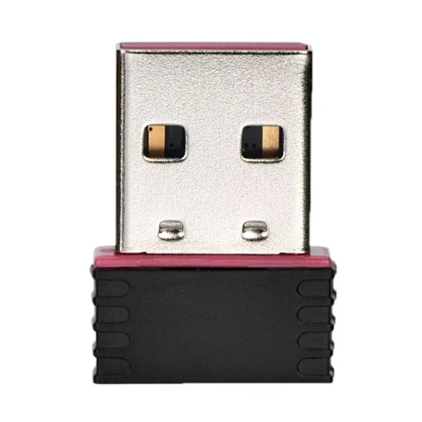 Mini USB Trådlös Adapter Nätverkskort USB 2.0 Wifi Dongel 2.4HHz 600Mbps för WIN/MAC