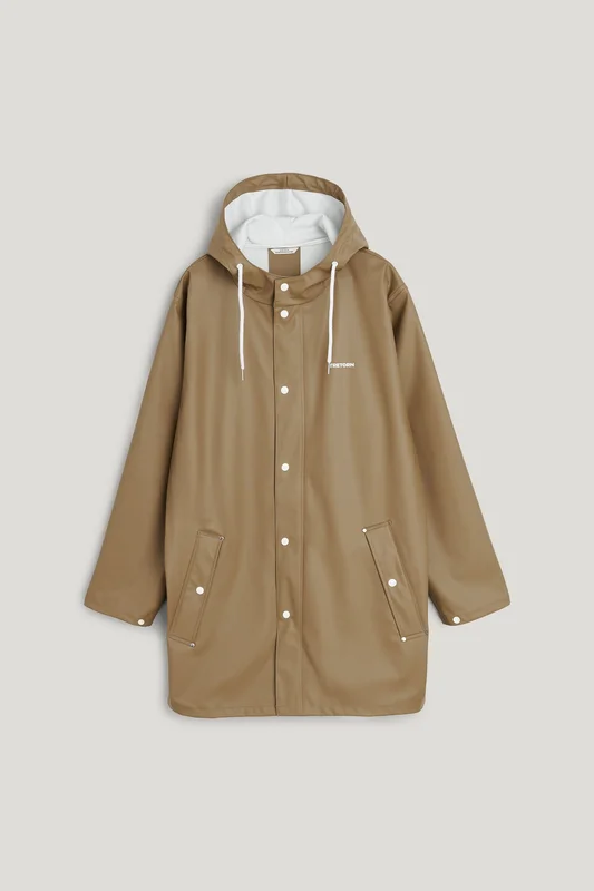 Tretorn Wings Rainjacket — Regnjakke Dame/Herre — Brun | Ydertøj, Gummistøvler, Jakker & Regntøj til Dame, Herre & Børn