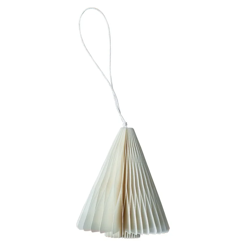 Dbkd Paper Tree julgransdekoration, 7 cm, white | Inredning > Juldekorationer > Julpynt | Bagaren och Kocken