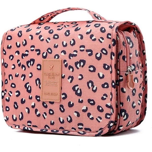 Hanging Toiletry Bag for Travel, Foldable Wash Bag for Travel, Portable Makeup Bag, Waterproof Cosmetic Bag with Hook Organization
