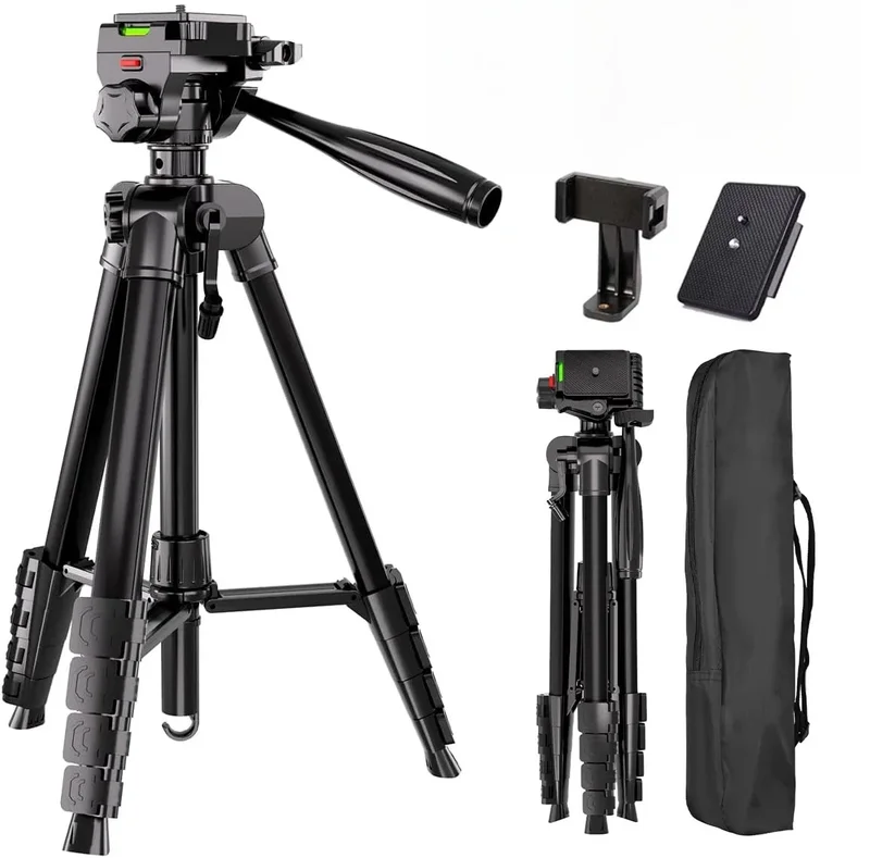 AliExpress - Kamerastativ, 74 Zoll DSLR-Kamerastativ mit 1 QR-Platten für Sony/Nikon/Canon, leichter Videostativständer