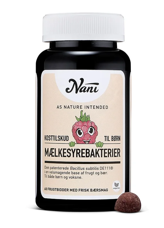 Nani Mælkesyrebakterier til Børn 60 stk, Helse & Madvarer, Mælkesyrebakterier, Mælkesyrebakterier Til Børn
