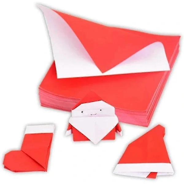 100 x Origami Paper Craft Paper: Double-Sided Folding Paper For Origami