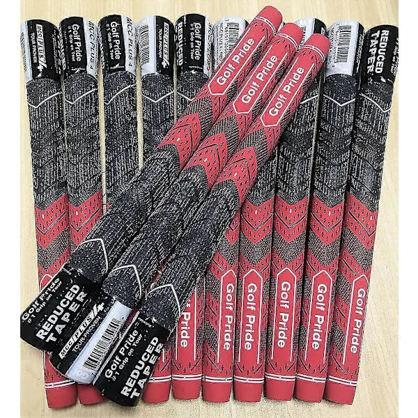 Golf Pride MCC Plus 4 Standard Midsize Röda Golfgrepp (13-pack)[JUN] Midsize Röd