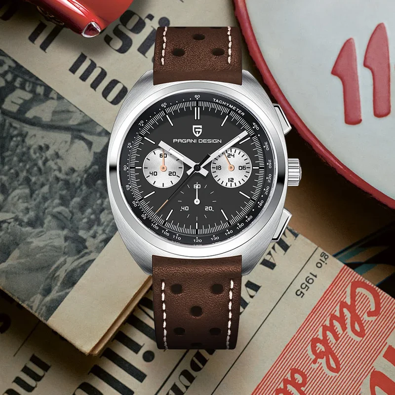 AliExpress - PAGANI DESIGN New Retro Turtle Back Men Watch Quartz Chronograph Watch Men Japan VK63 Sapphire glass Wrist 2026 Sports Watch Men