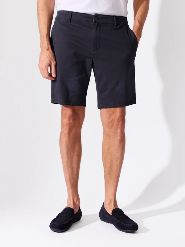 MATCH - Kriss shorts - Redford - Str. L - Herre - Shorts - Blå - 98% bomull, 2% elastan