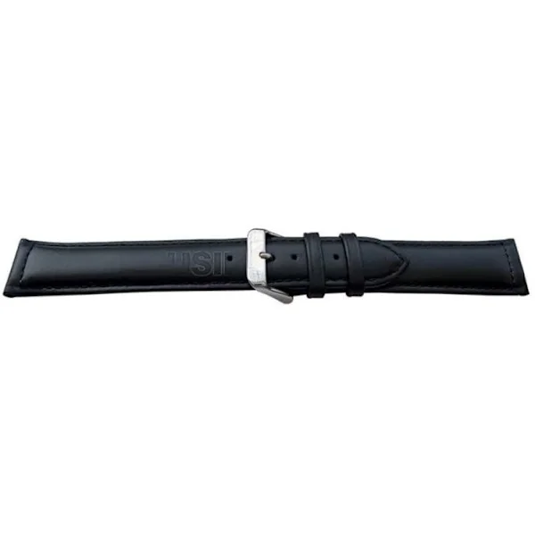 Lyxig klockarmband i kalvskinn 26mm - Svart