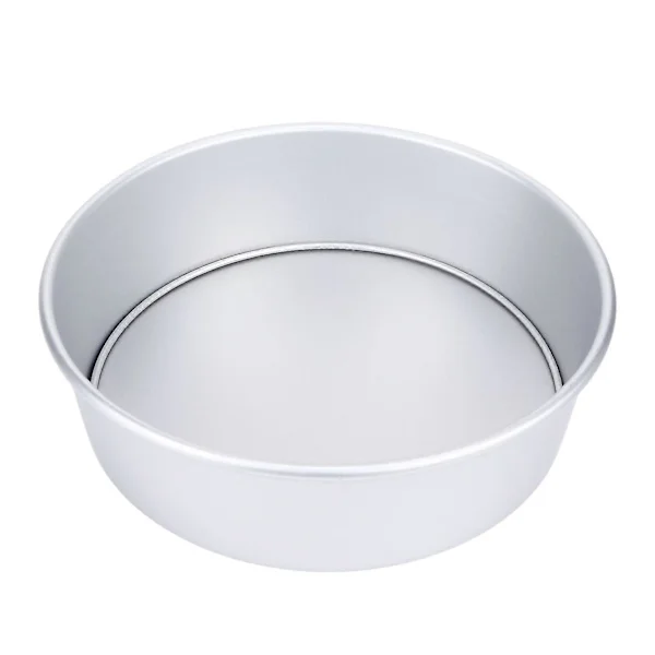 10-tums rund kakform, anodiserad aluminium, kakformar med löstagbar botten, bakform för bröllop och födelsedagsfest