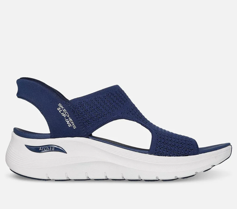 Skechers Slip-ins: Arch Fit 2.0 - My Everyday, str. 40 - Dame, Navy - Med svangstøtte og slip-in design