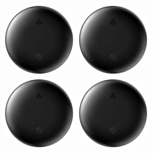 4 KPL GPS-paikannin Avaimenperä Airtag IOS:lle Musta 25-26