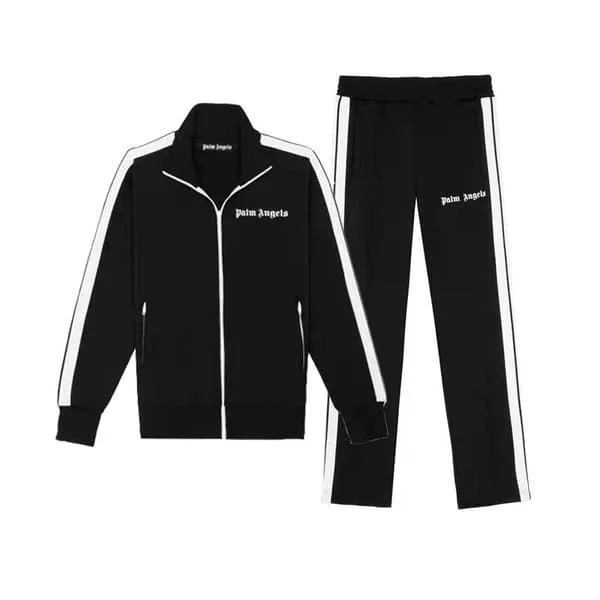 Fashion brand patchwork farve suit casual sports herre standkrave lynlås cardigan sweatshirt herre