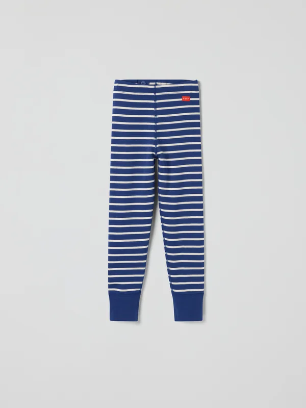 Polarn O. Pyret - Trousers striped - blue - Size: 86 - Children's clothing 1-1.5 Years