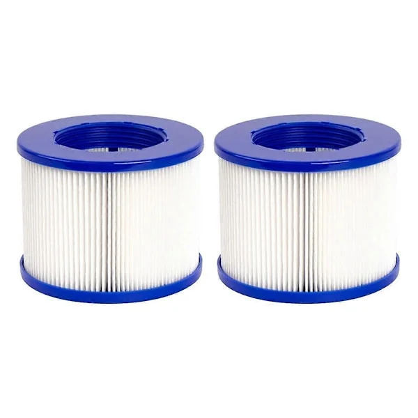 2 st Typ VI Filter Spa Filter för SPA & De flesta badtunnor, massagepooler, uppblåsbara pooler, simbassänger
