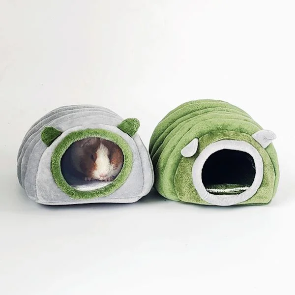 2-pack Small Animal Beds for Guinea Pigs, Hideout, Washable, Guinea Pig Cage Accessories, for Guinea Pigs, Chinchillas, Hamsters, Hedgehogs - Thick, 
