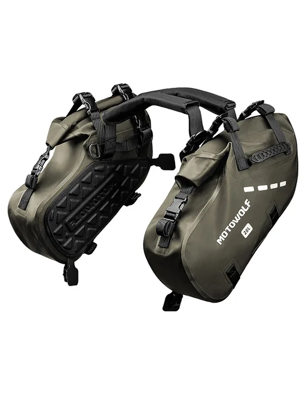 AliExpress - 18L/28L Motorrad Seitentasche Wasserdichte Motorrad Gepäcktasche Motor Sattel Schwanz Sitz Tasche Links und Rechts