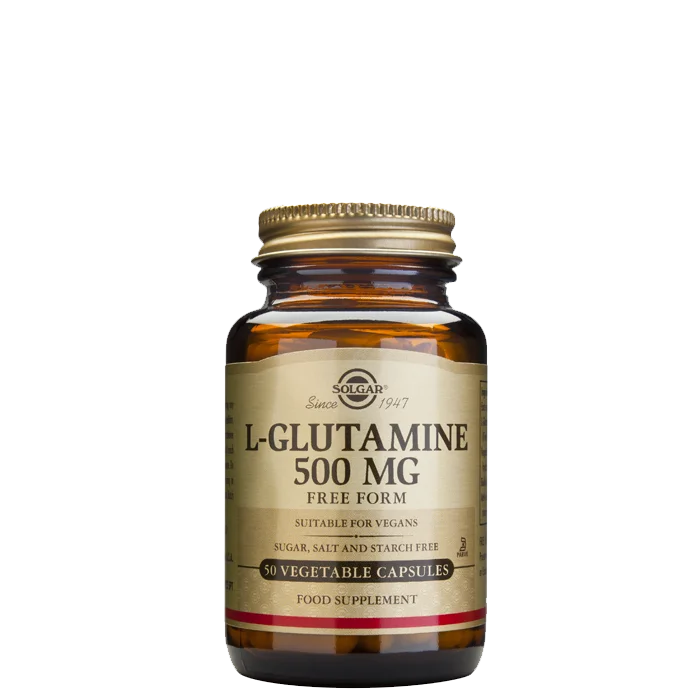 Solgar L-glutamin 500 mg 50 kapslar
