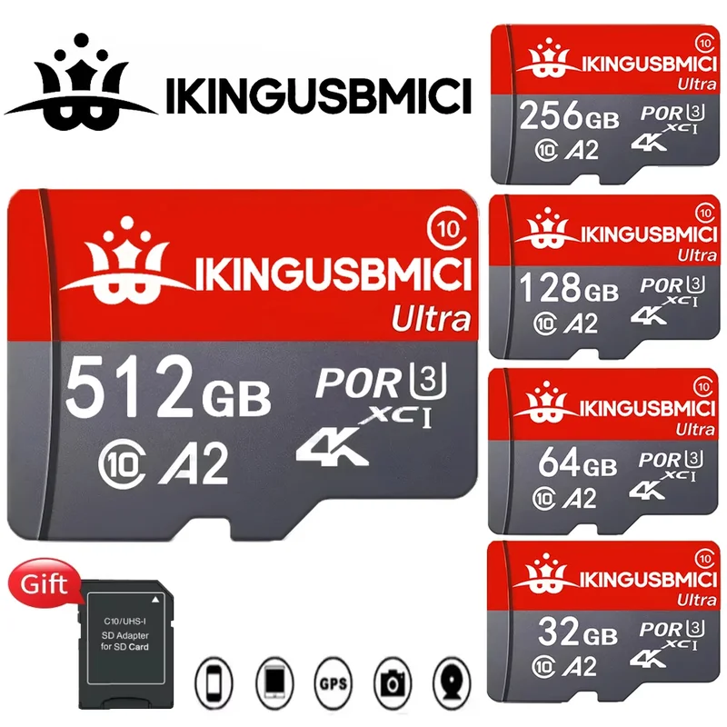AliExpress - Nouvelle carte mémoire Micro TF/SD 16 Go, classe 10, micro Mini SD 32 Go 64 Go, cartes TF SD pour smartphone, stockage mobile
