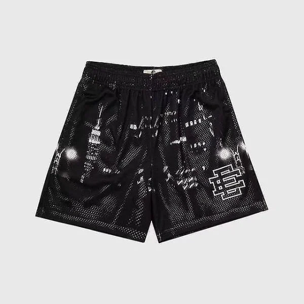 2023 Nye Eric Emanuel EE Basic Shorts New York City Skyline 2022 Nye Herre Treningsshorts Pustende Mesh Casual Shorts 26L