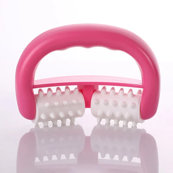 Handhållna Anti-Cellulit Massageapparater, Kroppsmassager Djupvävnadsmassage Stickverktyg för Armar, Ben, Lår, Rumpa rosa
