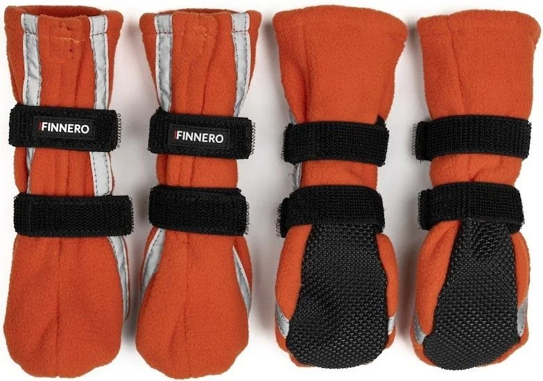 FinNero Hundsko HALLA Reflex Orange XXS-S 4-pack
