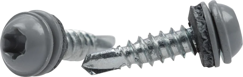 Ejot 901024 Beslagskrue UTV-C3, pakke med 4,8 x 19 mm, 250 Sølv 9006, Befæstelse