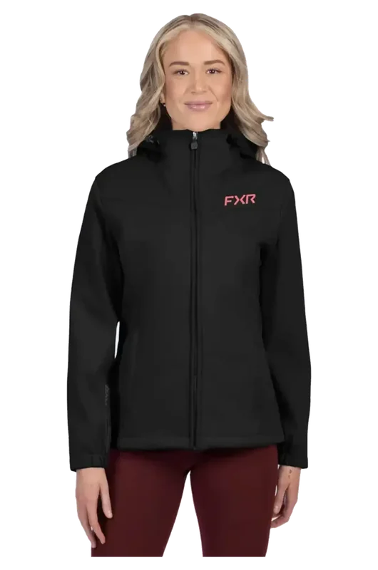 Softshell-takki FXR Hydrogen Softshell 26 Naisten Musta/Rose M
