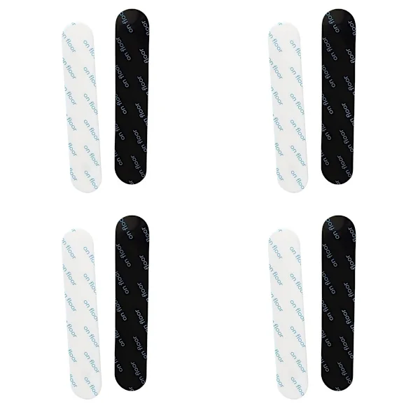 Non-Slip Rug Grips - 2mm Thick, Black, 4-Pack